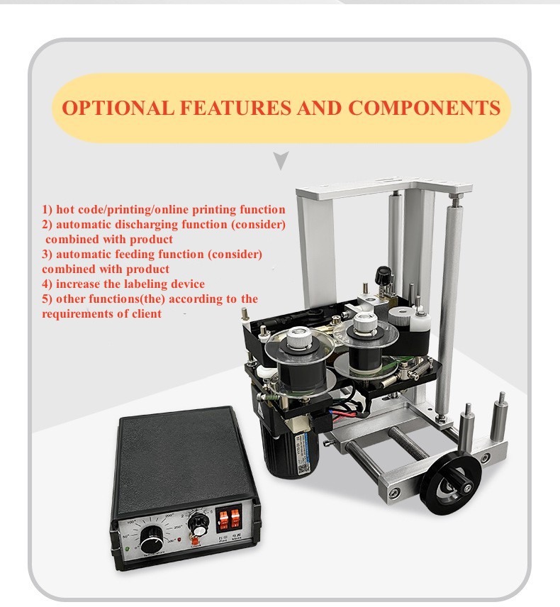 Automatic plane label machines double vegetable cling film labeling machine