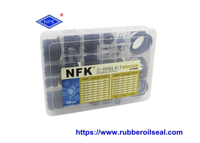 High Quality O Ring Kit 70 Or 90 Shore NBR Standard Size O Ring Set For KOMATSU Excavator Spare Parts