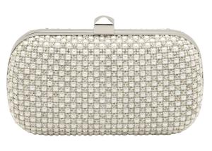 China Trendy Pearl Bead Mesh Evening Bags Hard Case For Wedding Party wholesale