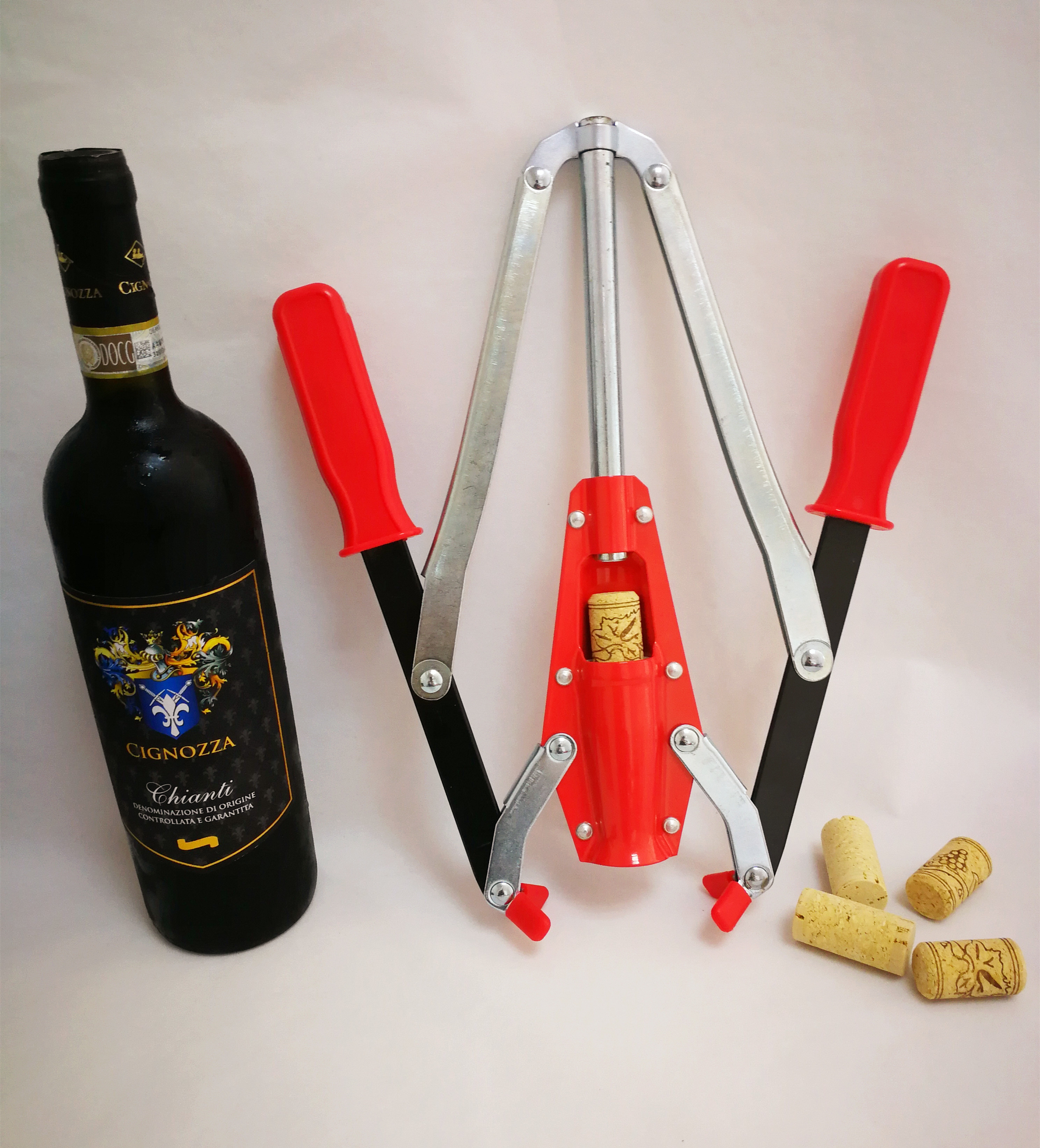 Twin Level Wine Bottle Corking Kit , Easy Use Homemade Wine Bottle Corker