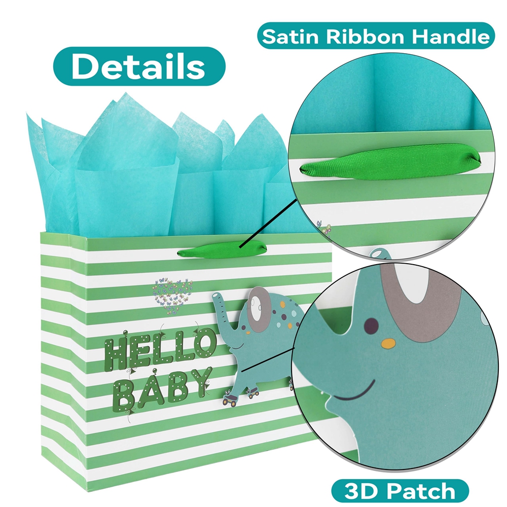 Handmade Baby Gift Carrier Shopping Bags With Your Own Logo Custom Order Choose Your Color
