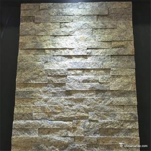 China Natural / Cultured Quartzite Stone Veneer Panel Anti - Bacteria Chemical Resistant wholesale