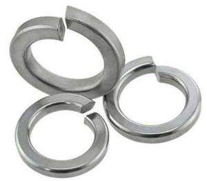 China 2mm Height M10 Carbon Steel Spring Washer Black Oxide Finish For Railways wholesale