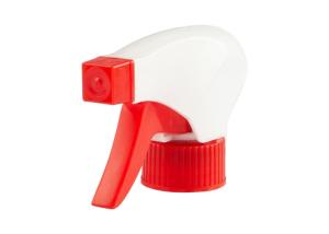 China Plastic Red White Trigger Pump Sprayer 28 400 For Household Cleaning wholesale