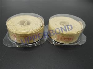 China High Fracture Strength Reinforced Yellow Garniture Tape 100% Aramid wholesale