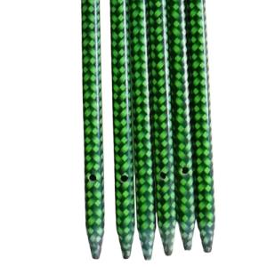 China 7.9mm Pultruded Fiberglass With Pointed Inlay Carbon Fiber Rods wholesale