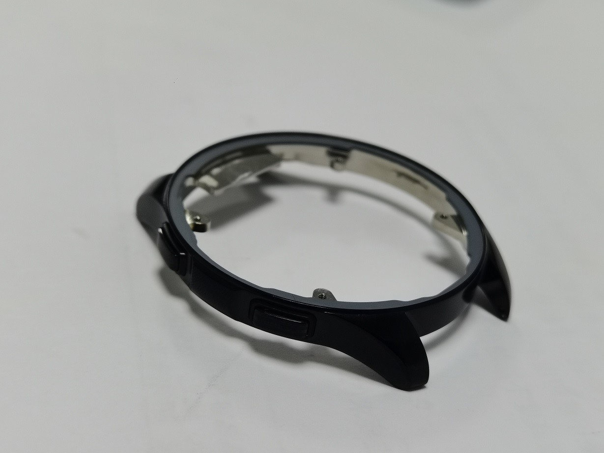 Black Titanium MIM Metal Injection Molding Housing For Watch Frame Silver