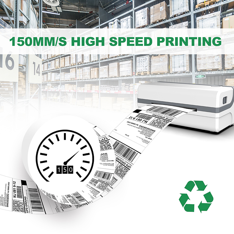 RP420 Thermal Barcode Label Printer High Speed With Automatic Feed