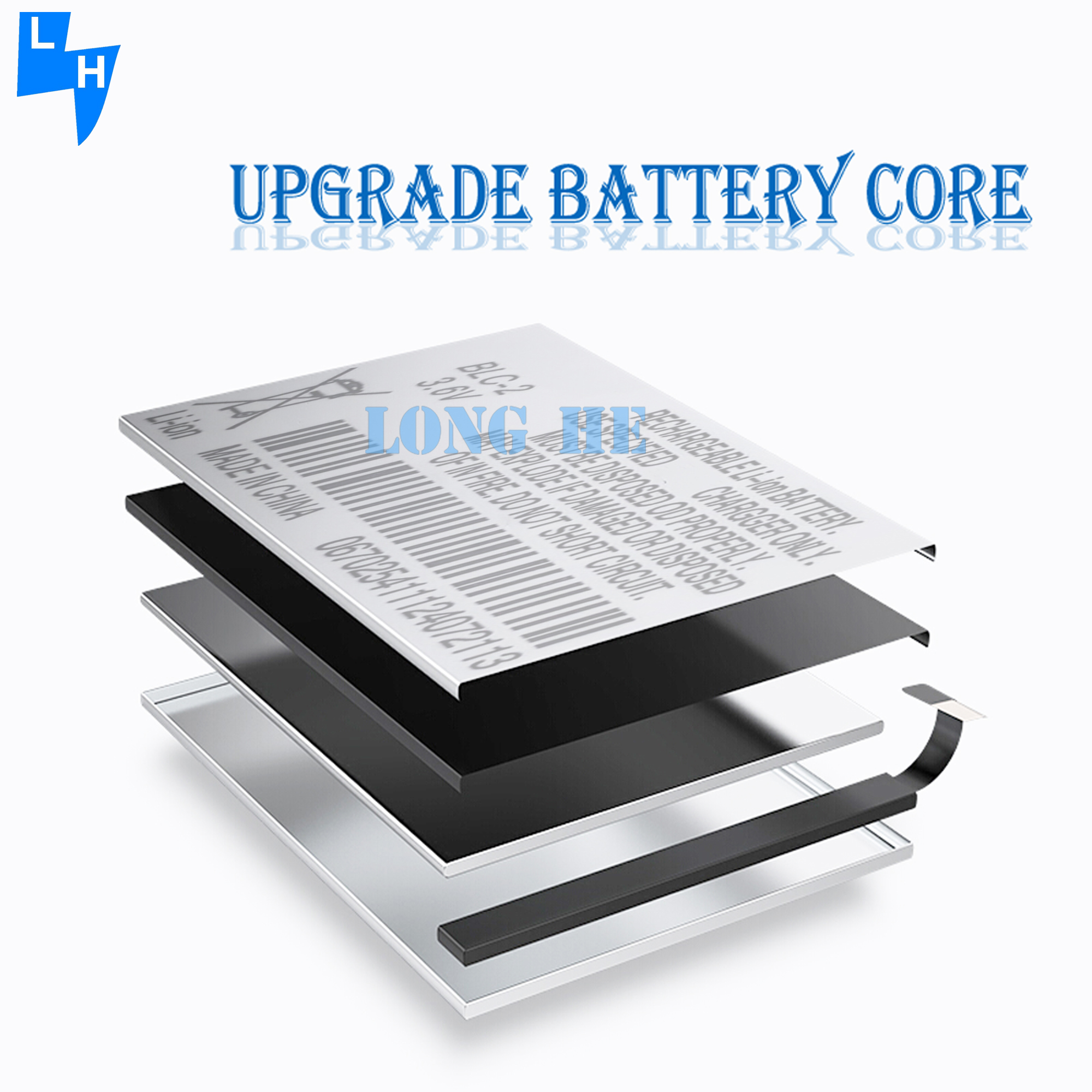 780mah Mobile Phone Battery BLC-2 for Nokia BLD-3 3310 Connector 100% Compatible AAA