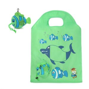 China Foldable Nylon Grocery Reusable Green Nylon Shopping Bag wholesale
