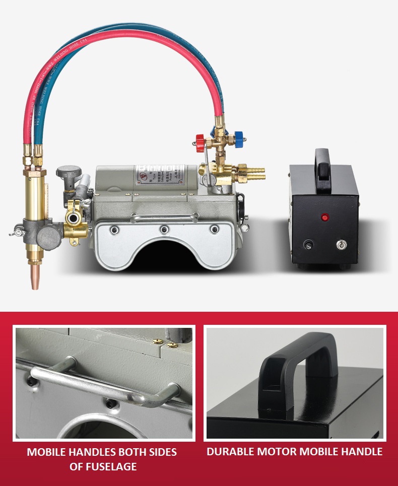 220v 50HZ Single Phase Portable Magnetic Type Flame Pipe Cutter for Construction Works