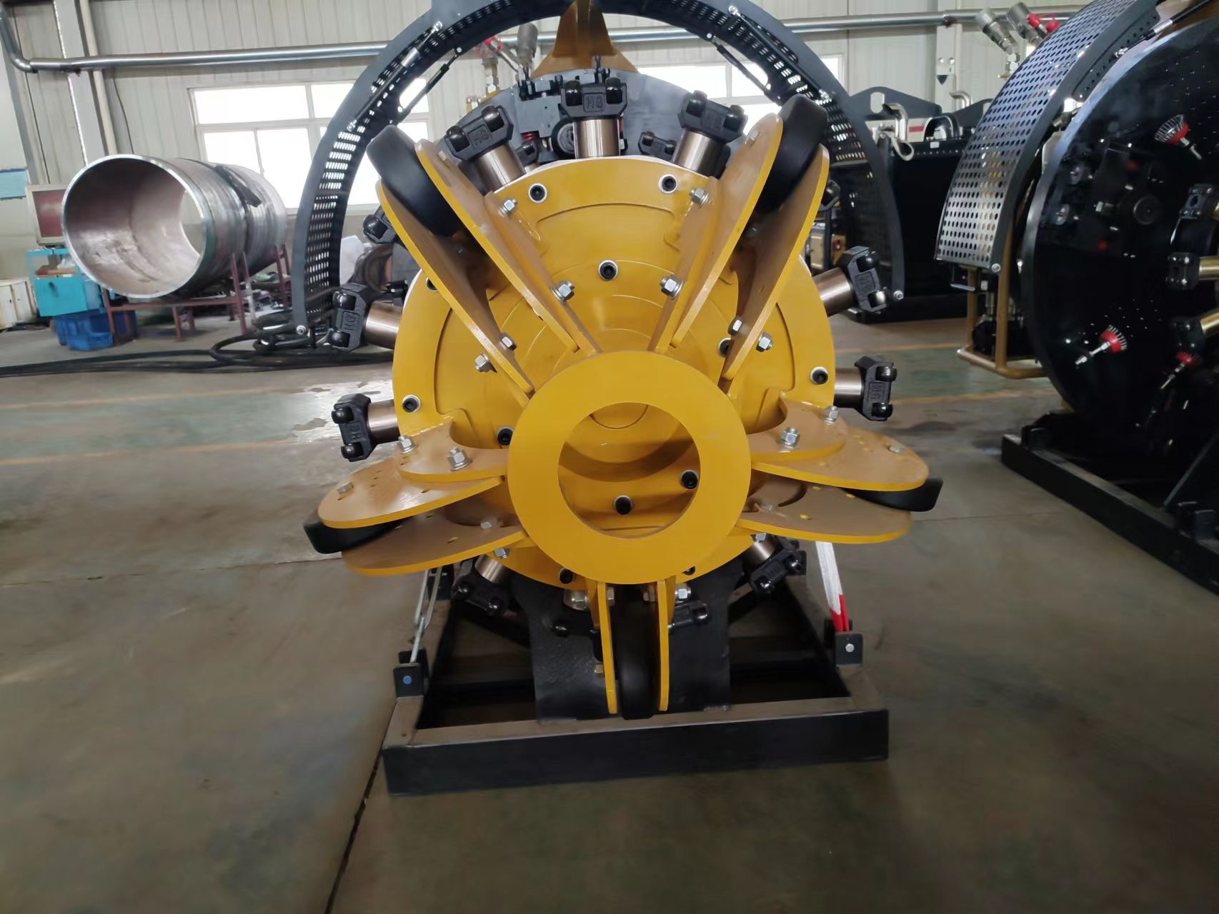 133kW Power Pipeline Beveling and Facing Machine for Manufacturing Plant Production