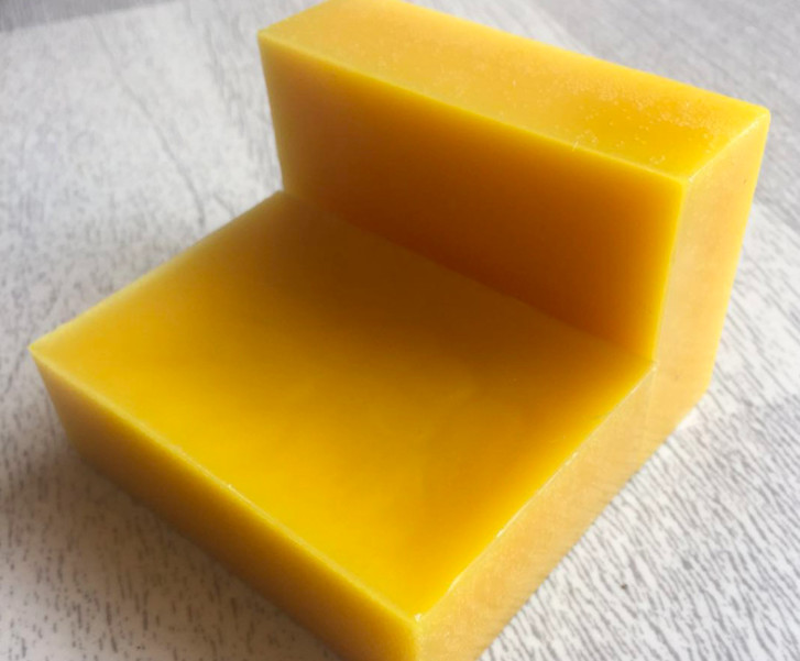 Food Grade Beeswax 1 LB Block 1 Pound Beeswax Bars Triple Filtered Pure Beeswax Bars