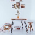 880Lbs 30 Inch Hairpin Table Legs 3 Rods Metal Coffee Table Legs