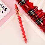 Cartoon Plastic Gel Pen 0.5mm Christmas Constant Ink Press Signature Neutral Pen
