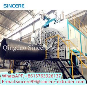 China PE HDPE Hollow Wall Spiral Pipe Fabrication Machinery wholesale
