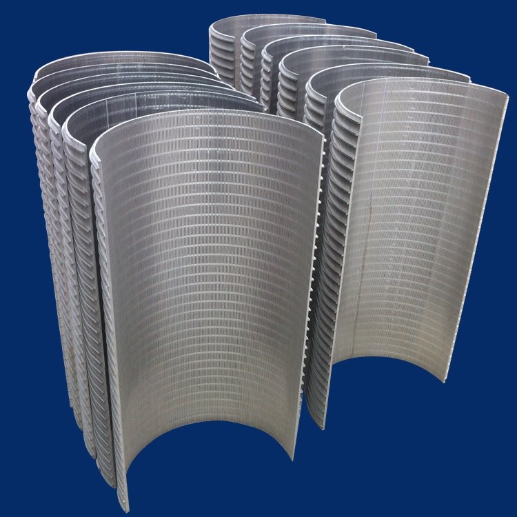wedge wire screen panel or v wire filter plate or johnson screen plate / arc screen plate / sieve bend screens