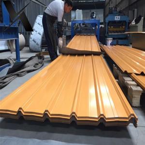China Ppgi Steel Corrugated Roofing Sheets 600mm Galvanized Zinc wholesale