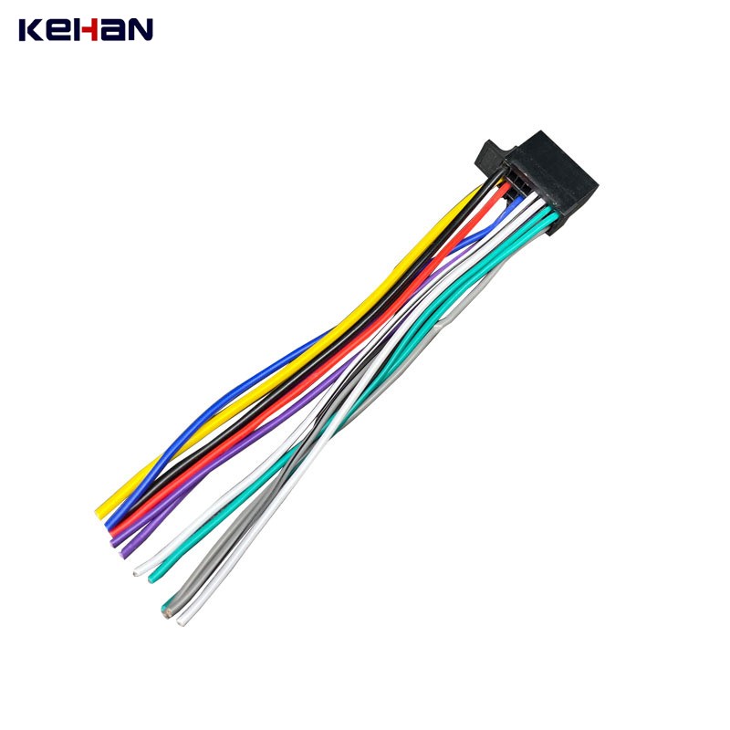 Customized High Voltage Automotive Wire Harness with H11 H8 DT DTP Connectors Black