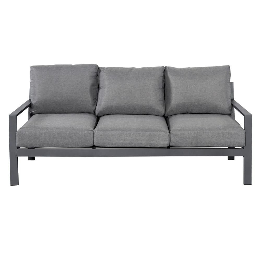 AJUNION 5 Piece Aluminum Outdoor Furniture Set Garden Sofa Patio Seating Lounge Set