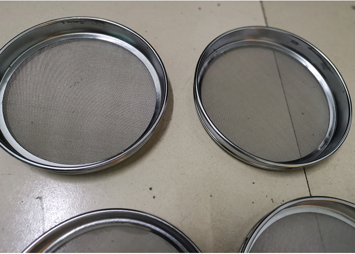 Microseismic Lab Sand Sieve Shaker ɸ 200*25mm Stainless Steel Wire Mesh