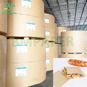China Oilproof Candy Fry Snack Brown Wrapping Kraft PE Coated Paper wholesale