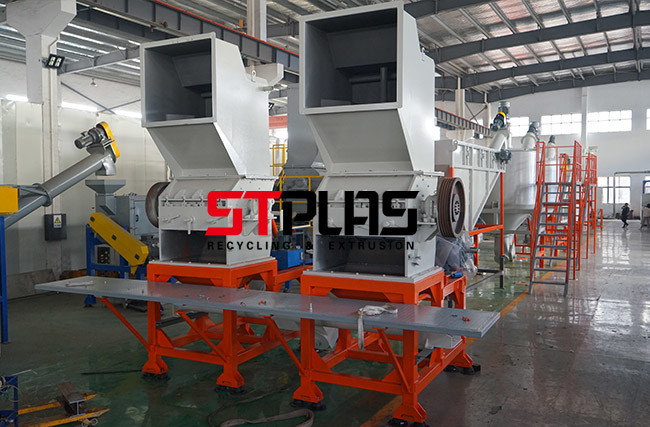 Industrial Plastic Washing Recycling Machine , Waste PET Bottle Washing Line