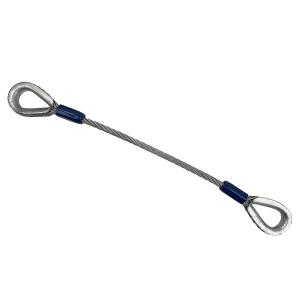 China Galvanized Steel Wire Rope Sling with End Loops wholesale
