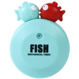 China Fish Magic ABS Material Kitchen Mechanical Timer Without Battery wholesale