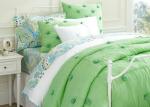 Customized Handmade Cute Twin Size Bed Sets 3pcs 100% Cotton For Teenage