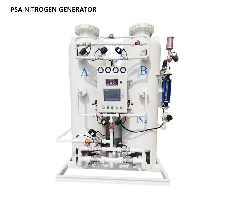 99.5%-99.9% High Purity Nitrogen Generator 5Nm3/Hr For Food Packing