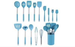 China Heat Resistant Non-Stick Silicone Cooking Utensil Sets Kitchen Tools wholesale