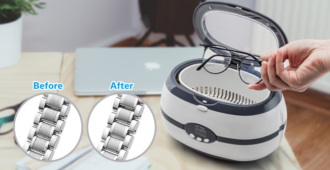 VGT 2000 35W 40kHZ Household Ultrasonic Cleaner 0.6L SUS304 Tank
