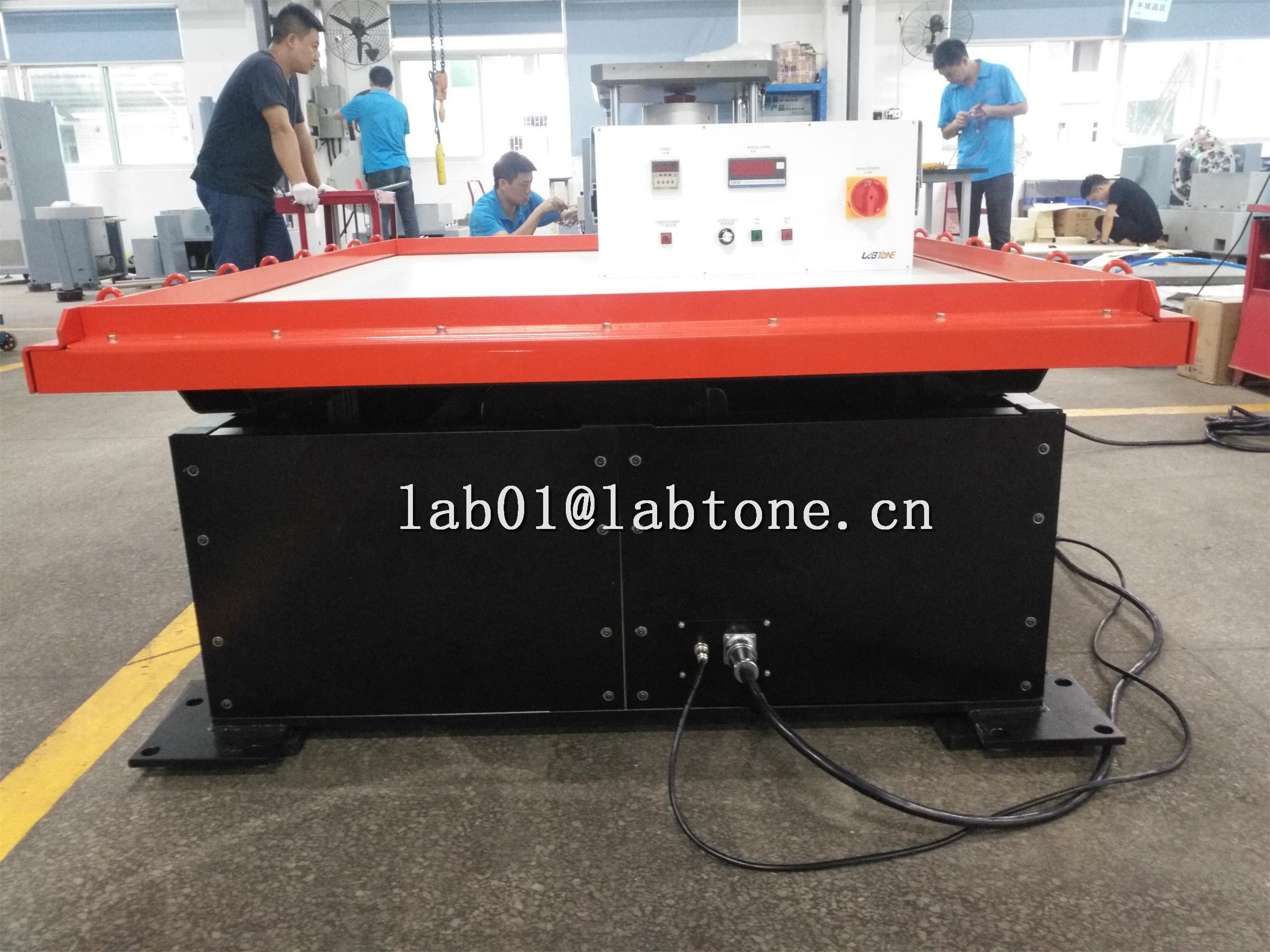 Fixed Displacement Mechanical Shaker Table Vibration Test Table Packaging Transport Test