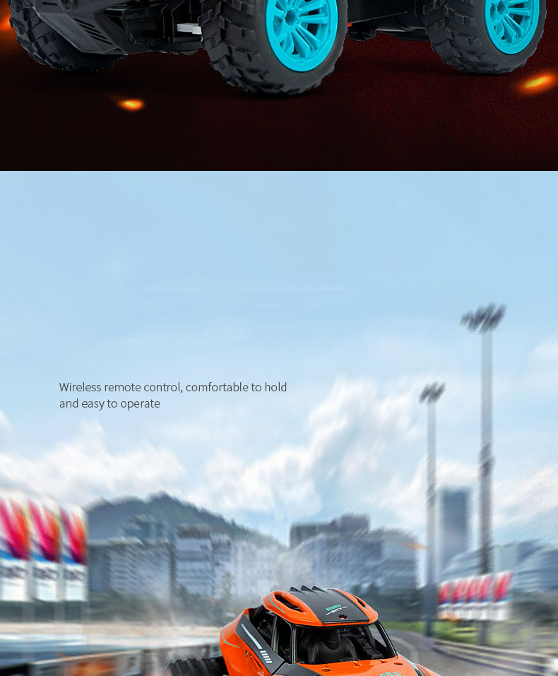 Boys' Birthday Gift 2.4G Remote Control High Speed Vehicle with Strong Power and Fun