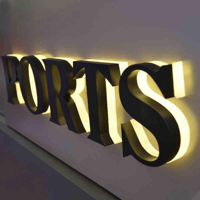 Acrylic Character 3D Three-Dimensional Signage Company Logo Background Wall Stickers 3D LED Billboards