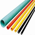Colourful Hollow Fiberglass Tube Smooth Treatment Fiberglass Mortar Tube