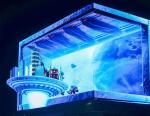 Outdoor Super Large 3D Advertising Screen , Full Color Seamless Video Walls
