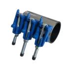 PN16 Ductile Iron Pipe Repair Clamps Pe PVC HDPE Water And Oil Straight Pipe