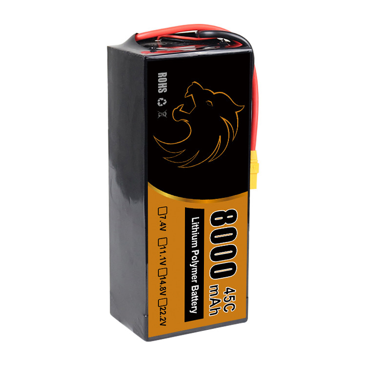 22.2V Lipo Drone Batteries for Racing FPV Drone with High-Performance XT60 Connector