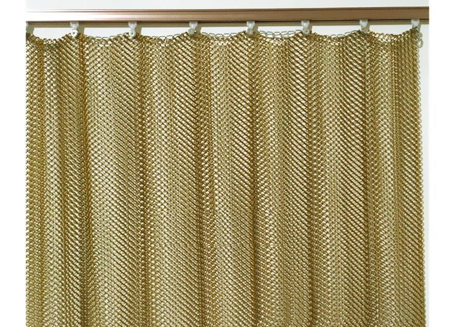 Lightweight Aluminum Coil Decorative Metal curtain For Restaurant