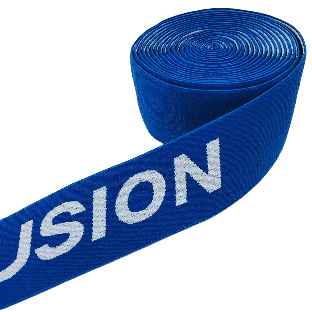 High quality 40mm Jacquard Elastic Bands Polyester Rubber Band Stretch Webbing