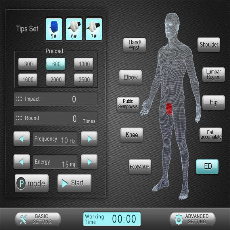 Lightweight Electromagnetic Therapy Machine For Erectile Dysfunction Treatment