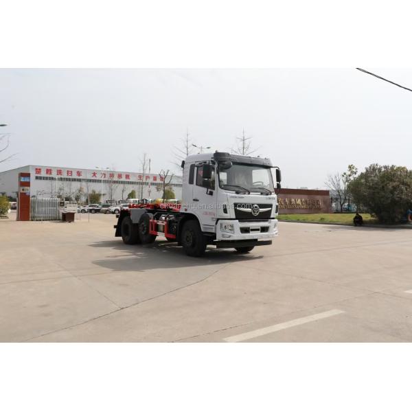 Remote Control Hook Lifting Garbage Truck Equipped With Pneumatic Control Valve Hooklifts