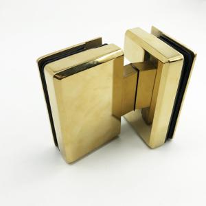 China Acrylic Tray 180 Degree Gold Shower Hinge for Double Side Glass to Glass Benefit wholesale