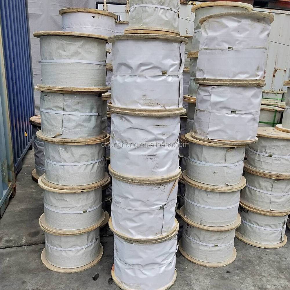 250FT Steel Wire Rope 1/8" 5/32" T316 Stainless Steel Cable 1x19 Deck Railing Processing