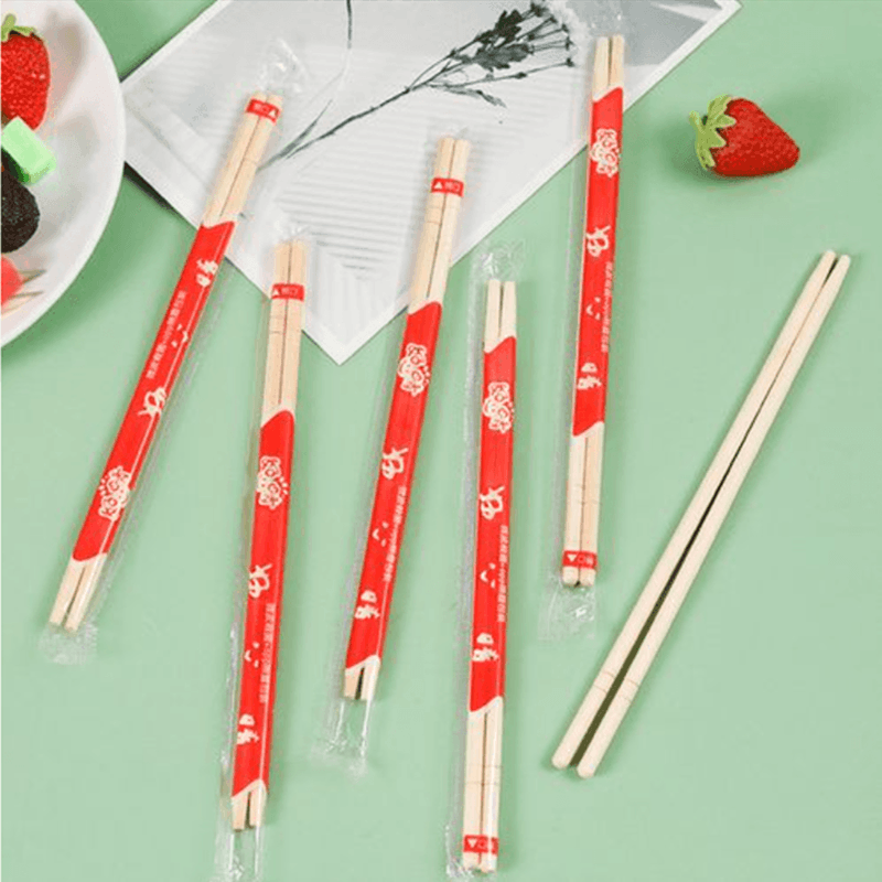 Occasion For Household/Restaurant/Hotel Natural Bamboo Disposable Round Chopsticks with OPP Package