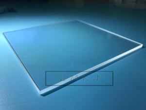 China 116x116mm Square Sapphire Optical Windows , Sapphire Crystal Glass 8mm Thickness wholesale