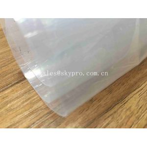 China Transparent Sticky Silicone Rubber Sheet Rolls Medical Grade Customized wholesale