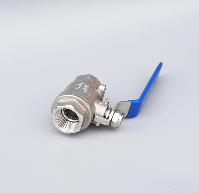 General Steel Handle with Locking Internal Thread BSP NPT 2PC Ball Valve SS304 316